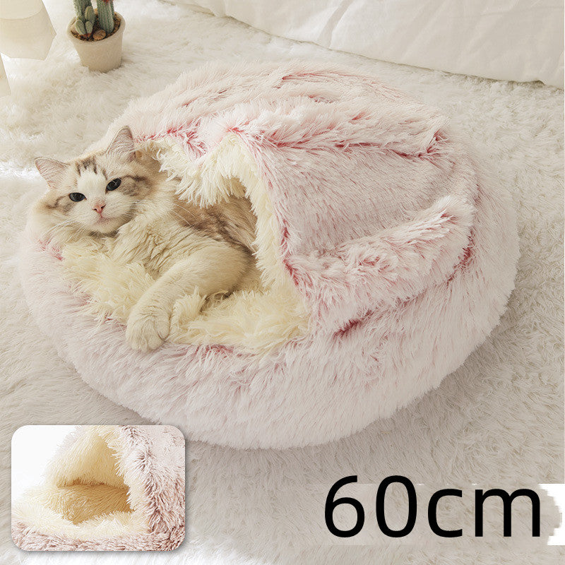 Snuggle Safari: The Ultimate Furry Fortress for Your Frosty Feline and Canine!