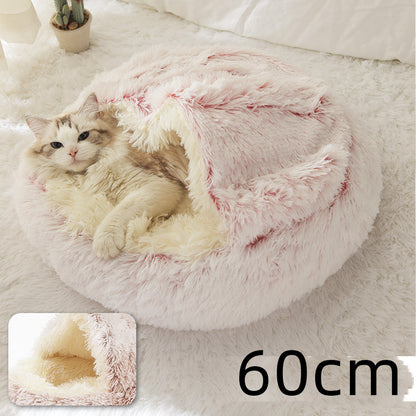 Snuggle Safari: The Ultimate Furry Fortress for Your Frosty Feline and Canine!