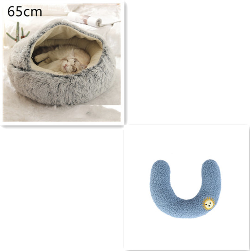 Snuggle Safari: The Ultimate Furry Fortress for Your Frosty Feline and Canine!