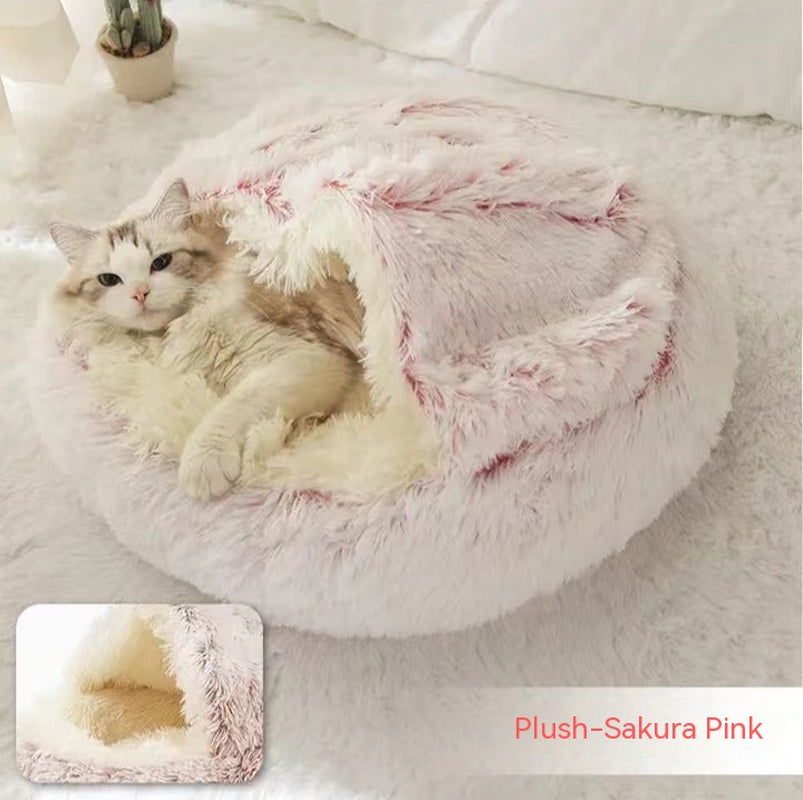 Snuggle Safari: The Ultimate Furry Fortress for Your Frosty Feline and Canine!