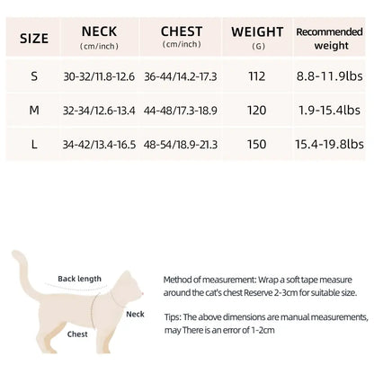 (2Pcs) Yuy Pet Adjustable Universal Dog & Cat Safety Harness with Leash - Durable Reflective Strip, Warm Soft Plush Chest Strap, Easy-To-Use for Outdoor Walking, Collars & Harnesses, Durable Reflective Harness