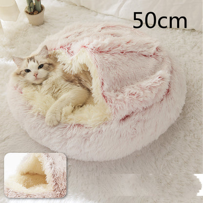 Snuggle Safari: The Ultimate Furry Fortress for Your Frosty Feline and Canine!