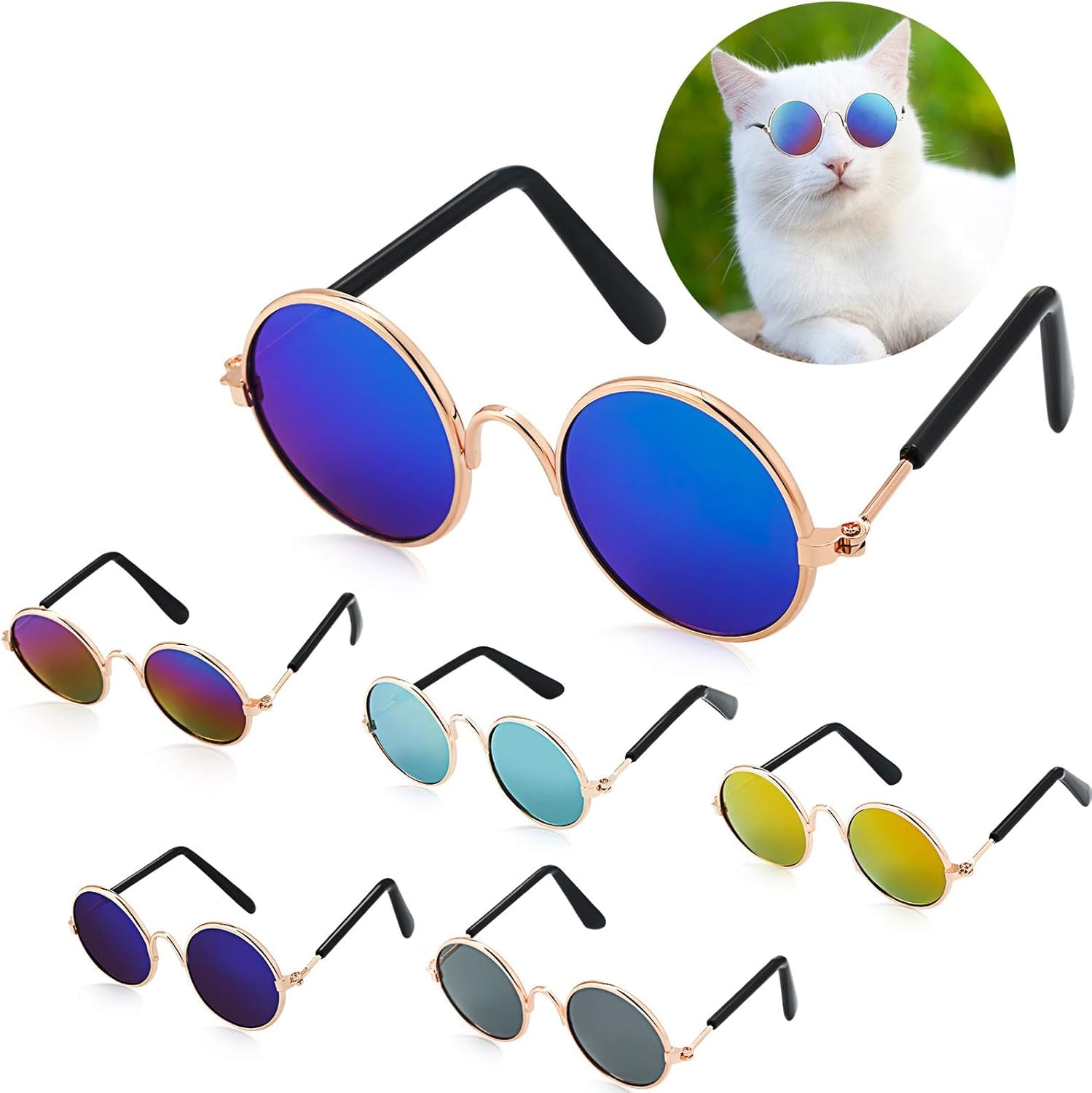 Purr-fectly Cool Shades for Feline Fashionistas: 6 Pairs of Cat Sunglasses to Make Your Kitty Look Like a Movie Star!