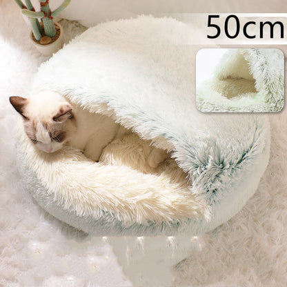 Snuggle Safari: The Ultimate Furry Fortress for Your Frosty Feline and Canine!