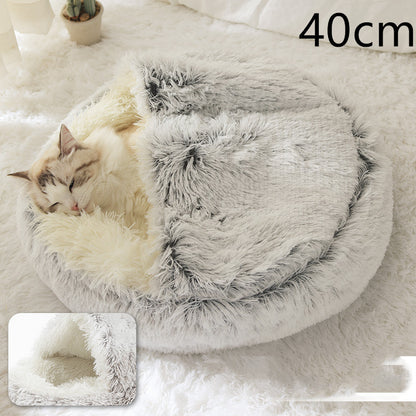 Snuggle Safari: The Ultimate Furry Fortress for Your Frosty Feline and Canine!