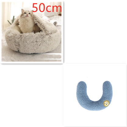 Snuggle Safari: The Ultimate Furry Fortress for Your Frosty Feline and Canine!