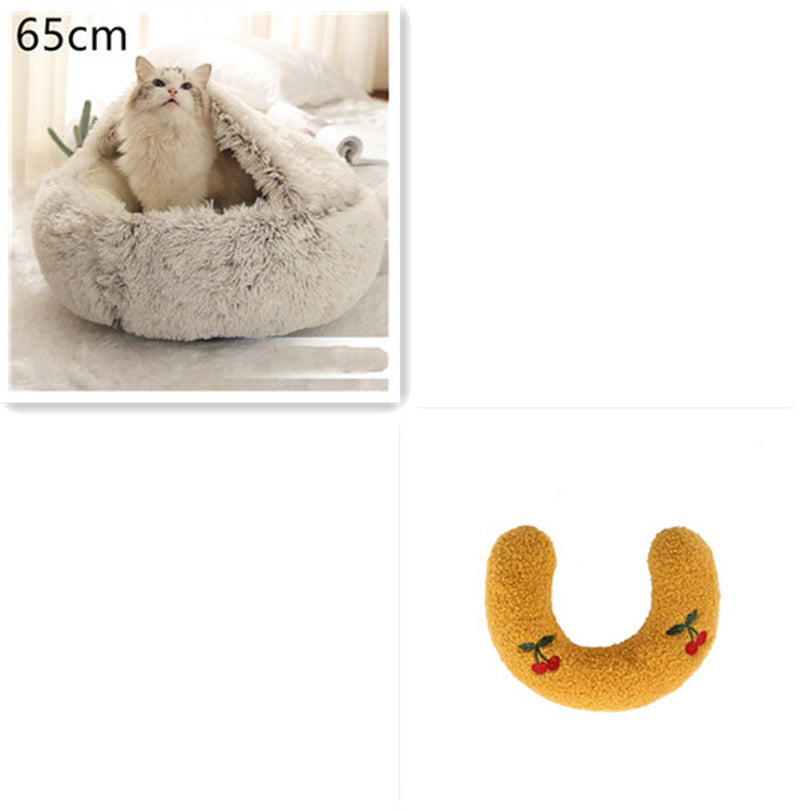 Snuggle Safari: The Ultimate Furry Fortress for Your Frosty Feline and Canine!