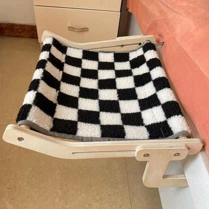 Cat Cave of Luxury: The Suspended Purr-adise for Feline Sunbathers!