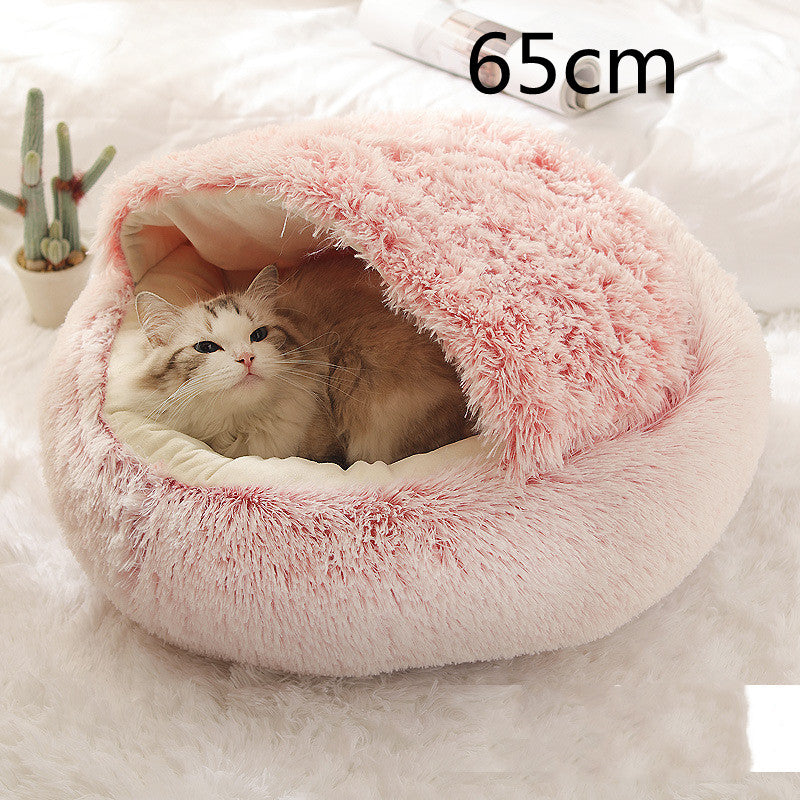 Snuggle Safari: The Ultimate Furry Fortress for Your Frosty Feline and Canine!