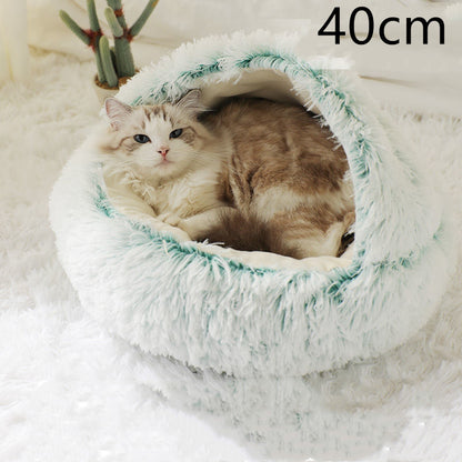 Snuggle Safari: The Ultimate Furry Fortress for Your Frosty Feline and Canine!
