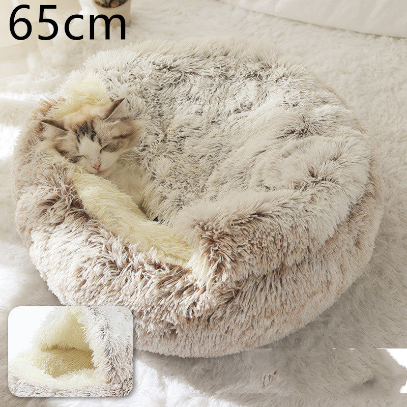 Snuggle Safari: The Ultimate Furry Fortress for Your Frosty Feline and Canine!