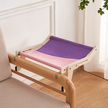 Cat Cave of Luxury: The Suspended Purr-adise for Feline Sunbathers!