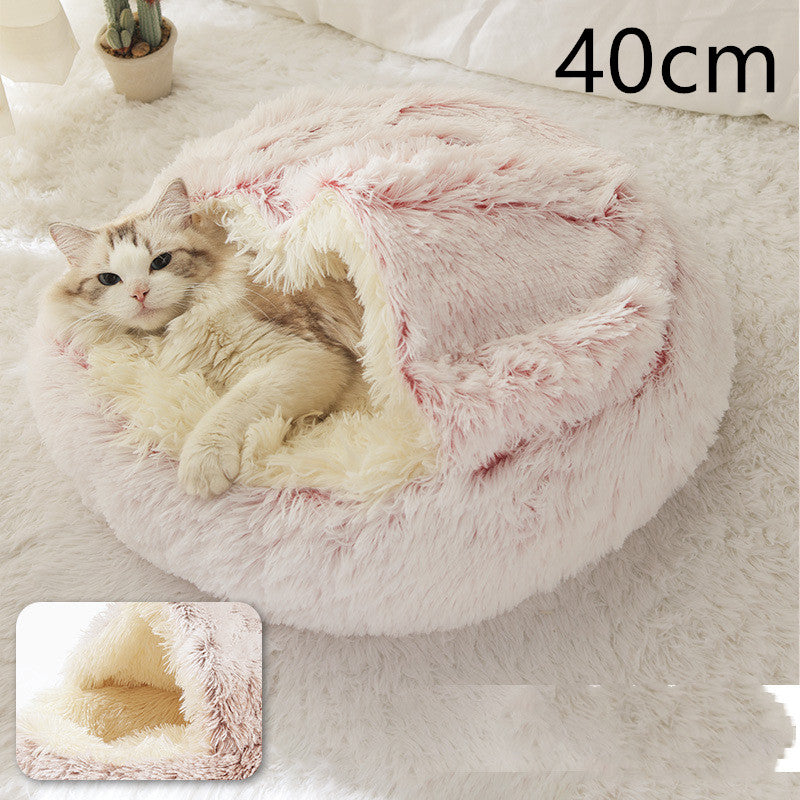 Snuggle Safari: The Ultimate Furry Fortress for Your Frosty Feline and Canine!