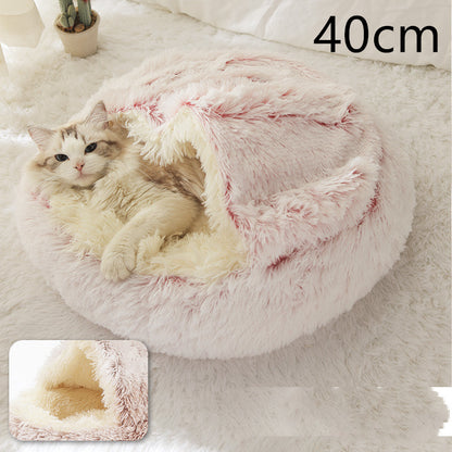 Snuggle Safari: The Ultimate Furry Fortress for Your Frosty Feline and Canine!