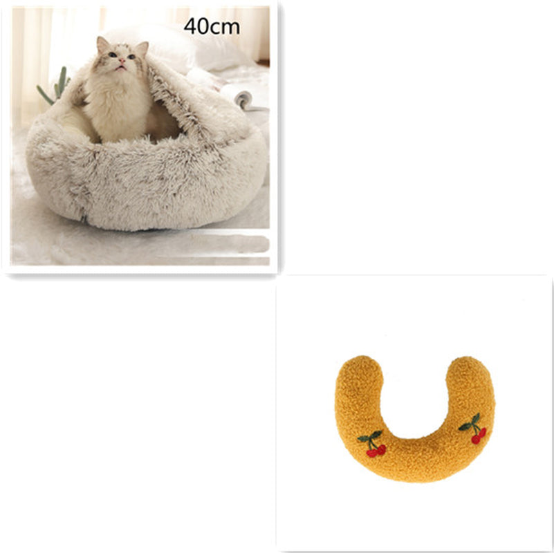 Snuggle Safari: The Ultimate Furry Fortress for Your Frosty Feline and Canine!
