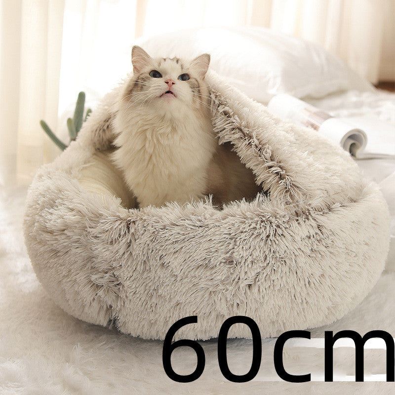 Snuggle Safari: The Ultimate Furry Fortress for Your Frosty Feline and Canine!