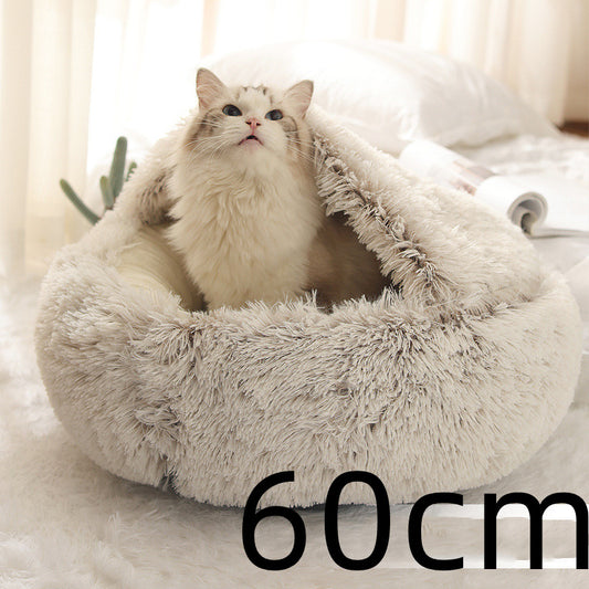 Snuggle Safari: The Ultimate Furry Fortress for Your Frosty Feline and Canine!