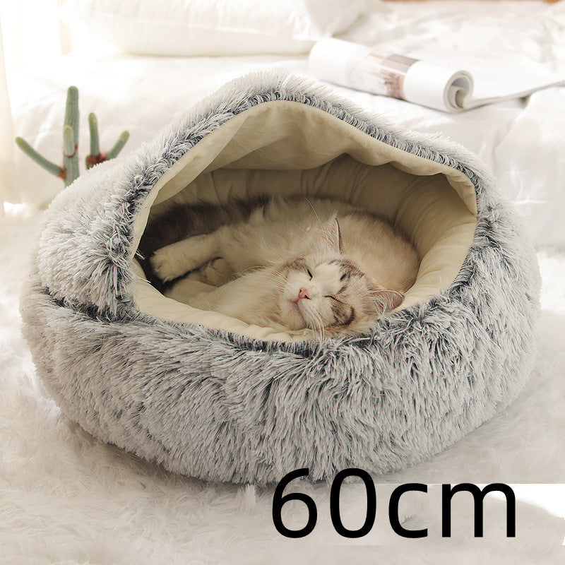 Snuggle Safari: The Ultimate Furry Fortress for Your Frosty Feline and Canine!