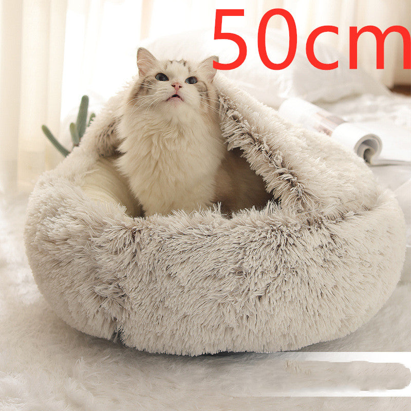 Snuggle Safari: The Ultimate Furry Fortress for Your Frosty Feline and Canine!