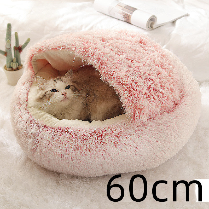 Snuggle Safari: The Ultimate Furry Fortress for Your Frosty Feline and Canine!