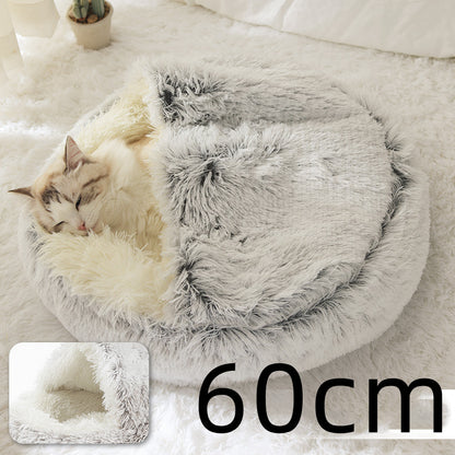 Snuggle Safari: The Ultimate Furry Fortress for Your Frosty Feline and Canine!