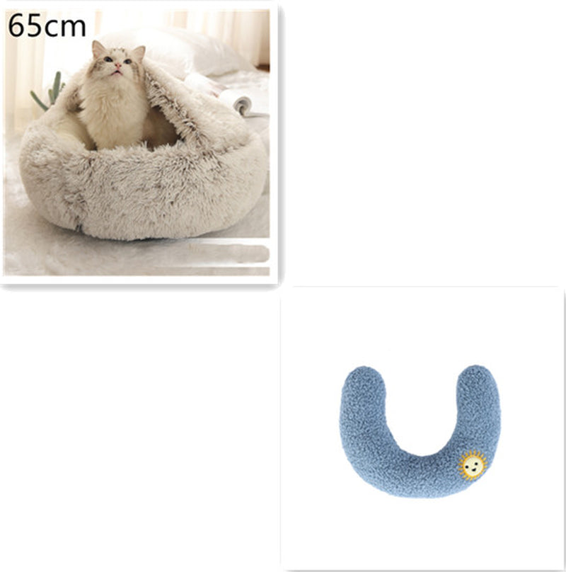 Snuggle Safari: The Ultimate Furry Fortress for Your Frosty Feline and Canine!