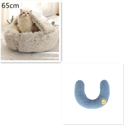 Snuggle Safari: The Ultimate Furry Fortress for Your Frosty Feline and Canine!