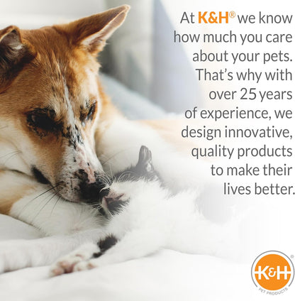 K&H Outdoor Elevated Dog Bed, Cooling Raised Dog Bed, Chocolate, XL 50X32In