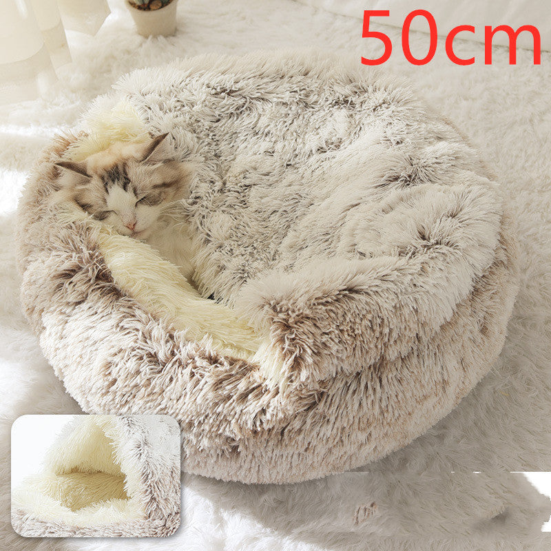 Snuggle Safari: The Ultimate Furry Fortress for Your Frosty Feline and Canine!