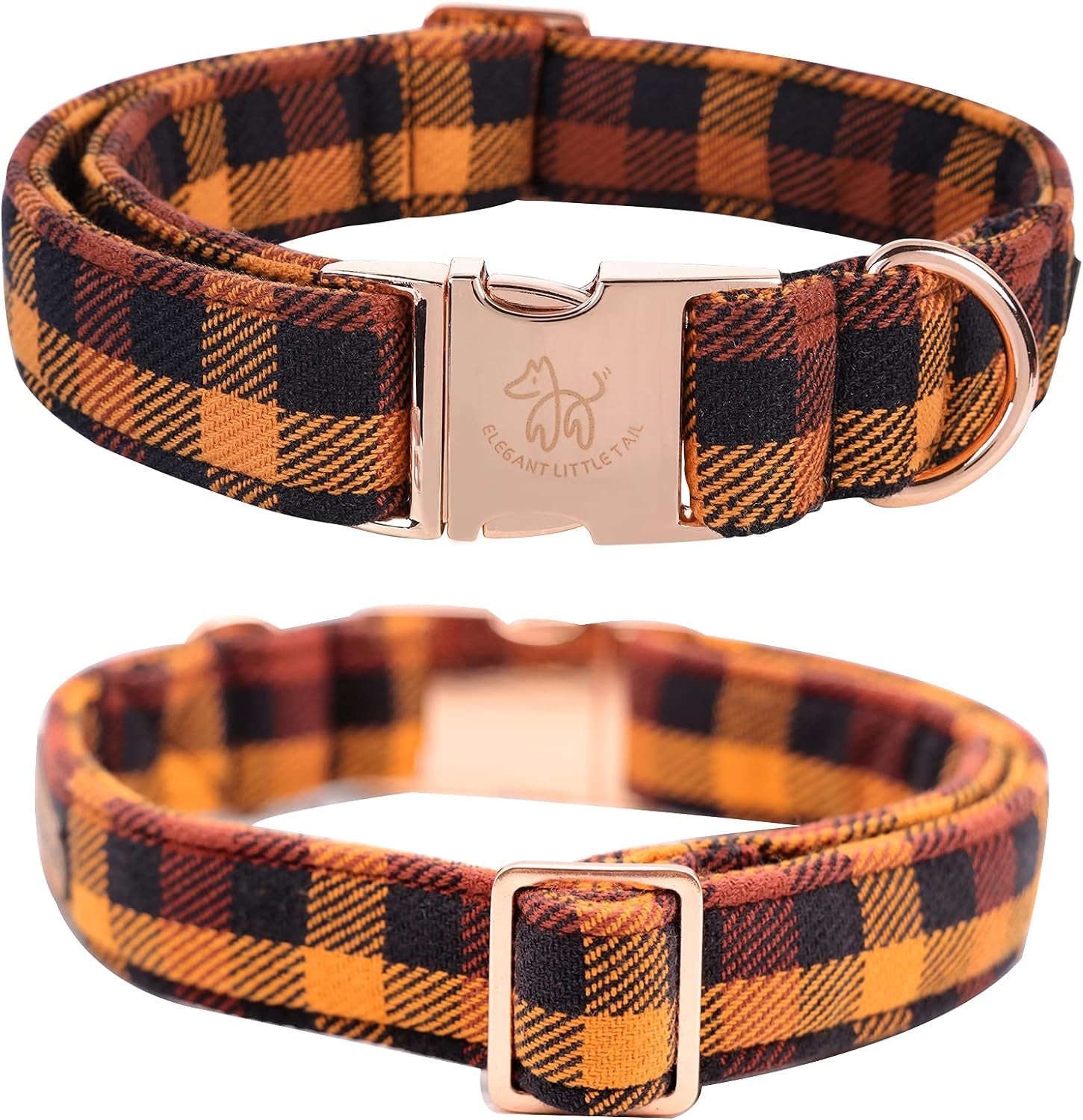 Bark-tastic Autumn Bling: Your Pup's Bowtiful Black & Orange Fashion Statement for Pumpkin Spice Paw-ty Time!