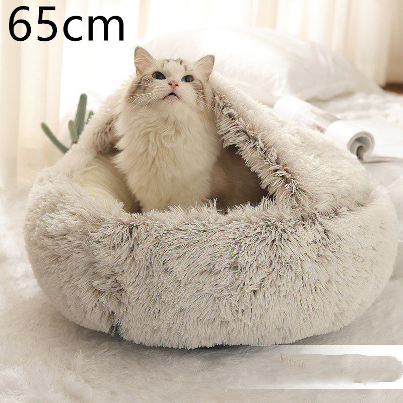 Snuggle Safari: The Ultimate Furry Fortress for Your Frosty Feline and Canine!