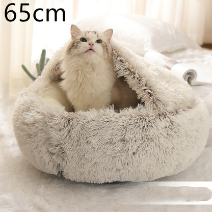 Snuggle Safari: The Ultimate Furry Fortress for Your Frosty Feline and Canine!