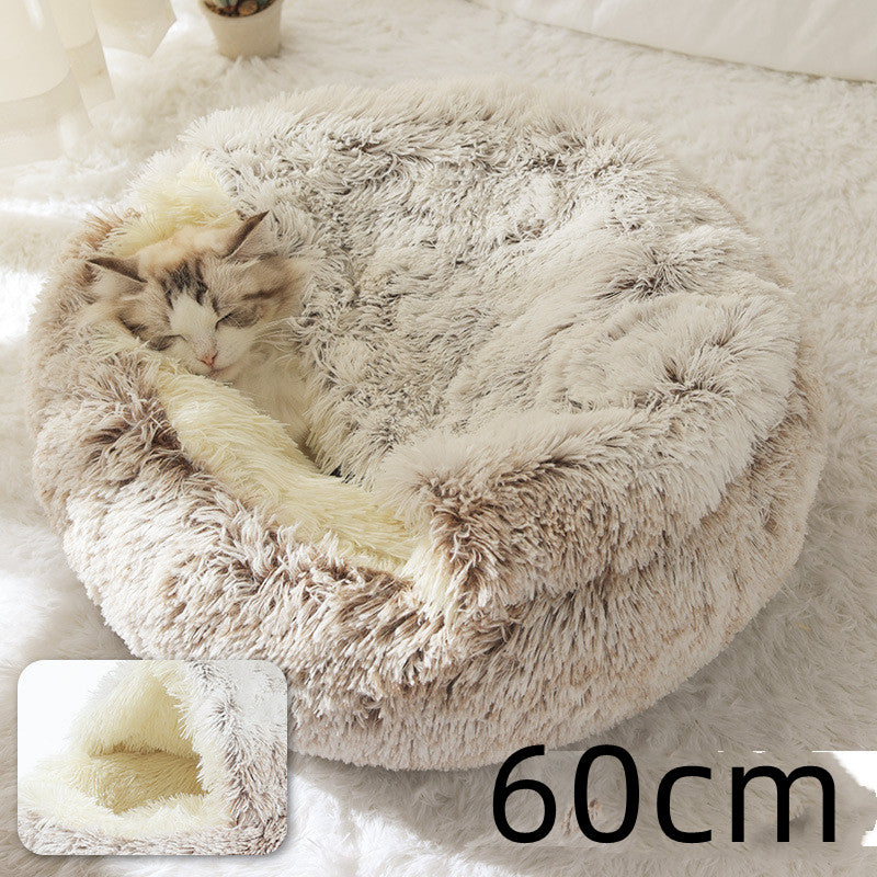 Snuggle Safari: The Ultimate Furry Fortress for Your Frosty Feline and Canine!