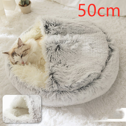 Snuggle Safari: The Ultimate Furry Fortress for Your Frosty Feline and Canine!