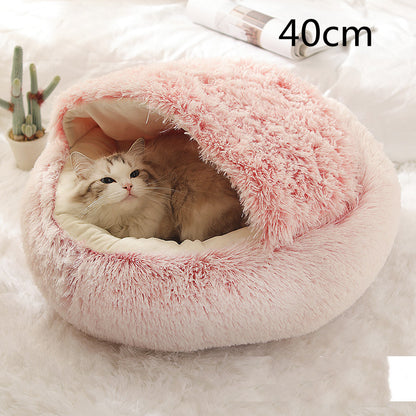 Snuggle Safari: The Ultimate Furry Fortress for Your Frosty Feline and Canine!