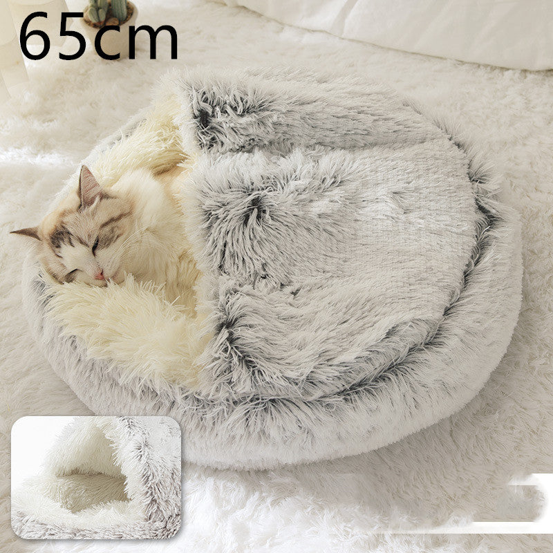 Snuggle Safari: The Ultimate Furry Fortress for Your Frosty Feline and Canine!